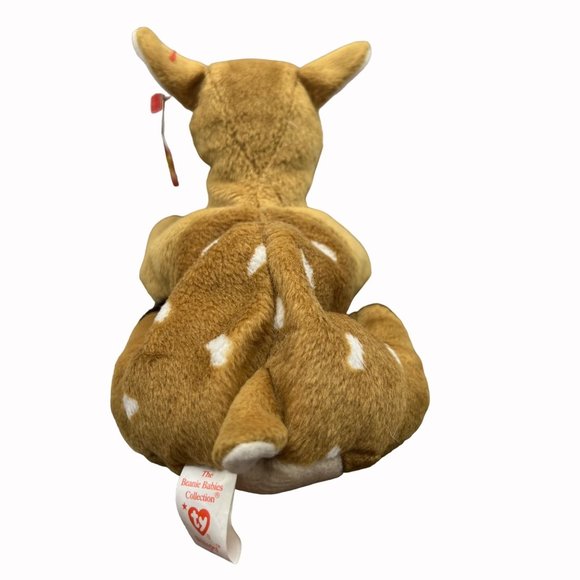 TY Beanie Babies Whisper the Deer Vintage 1997-98 Plush Stuffed Animal Toy Stuff - Picture 4 of 12